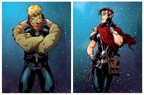 Wiccan and hulkling fan crafts